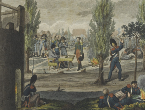 napoleon in his bivouac at calgene october 14 1813.jpg  473×355